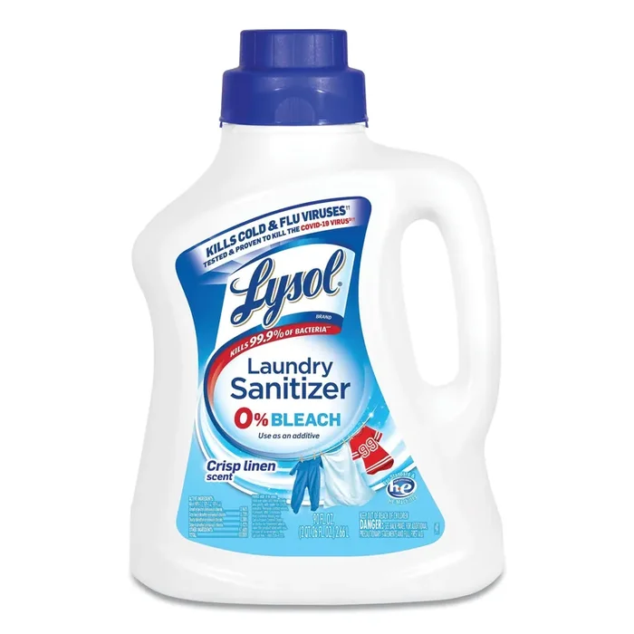 LYSOL® Brand Laundry Sanitizer, Liquid, Crisp Linen, 90 Oz