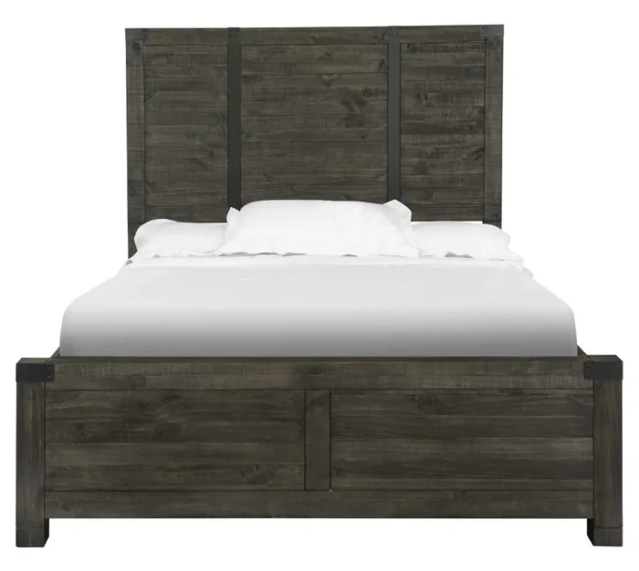 Magnussen – Abington Cal. King Panel Bed in Weathered Charcoal – B3804-74_CLOSEOUT