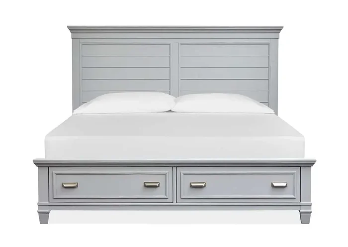 Magnussen – Charleston Complete King Panel Storage Bed – Grey – B5611-65GY