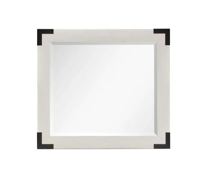 Magnussen – Harper Springs Landscape Mirror in Silo White – B5321-40_CLOSEOUT