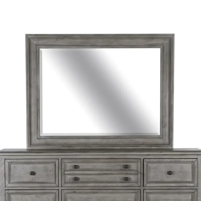 Magnussen – Lancaster Landscape Mirror in Dovetail Grey – B4352-40