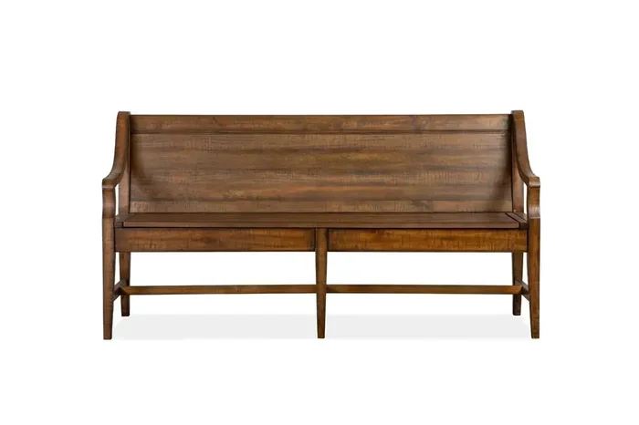 Magnussen- Bay Creek – Wood Bench w/Back KD -D4398-79