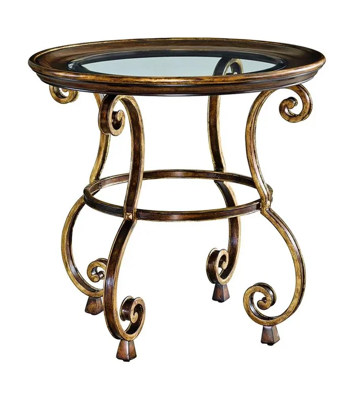 Maitland Smith – Aria Round End Table (C-Ar04) – 88-0204