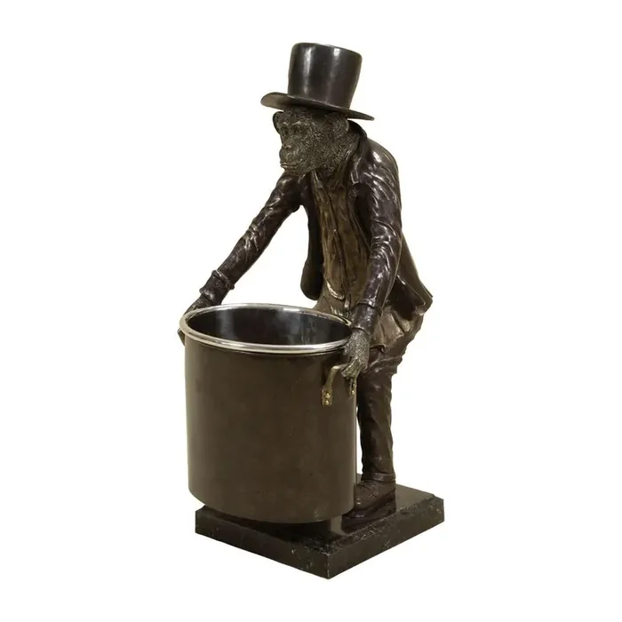 Maitland Smith – Server Monkey Wine Holder – 8125-12
