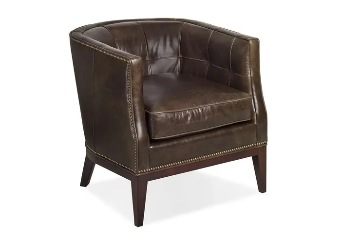 Maitland Smith – Veronica Leg Occasional Chair – RA1139-L-DEL-MIN