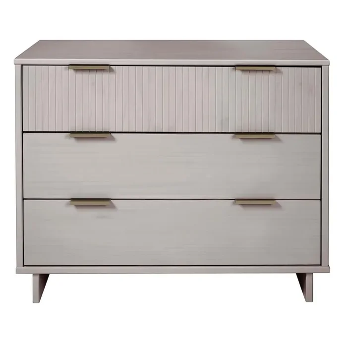 Manhattan Comfort – Granville Dresser with 3 Drawers in Light Grey – DR-5016