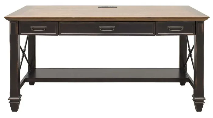 Martin Furniture – Hartford Wood Writing Desk, Black – IMHF384