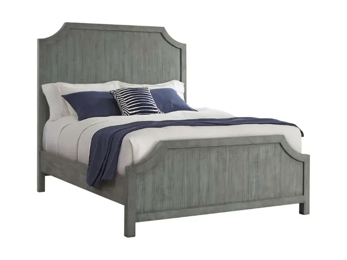 Martin Svensson Home – Beach House King Panel Bed, Dove Grey – 68041C