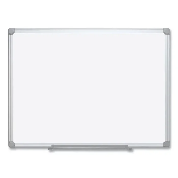 MasterVision® Earth Silver Easy Clean Dry Erase Boards, 72″ x 48″, White Surface, Satin Aluminum Frame