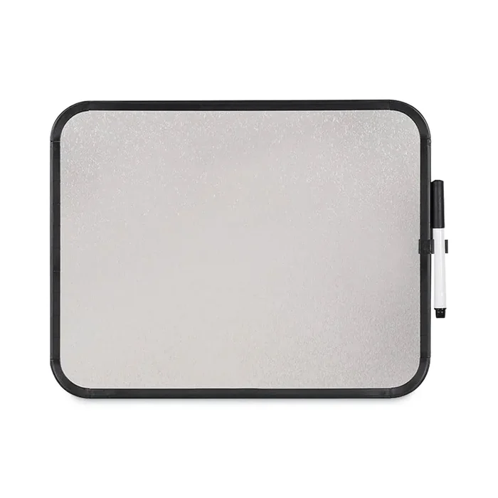 MasterVision® Magnetic Dry Erase Board, 11″ x 14″, White Surface, Black Plastic Frame
