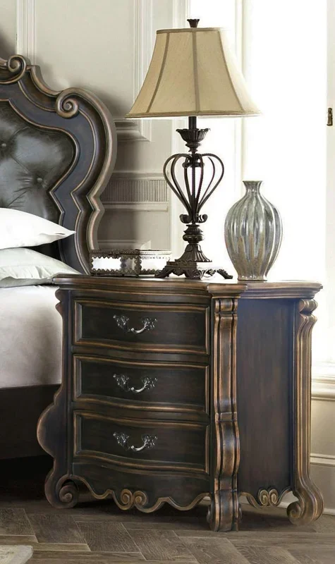 McFerran Home Furnishing B524 Nightstand in Brown
