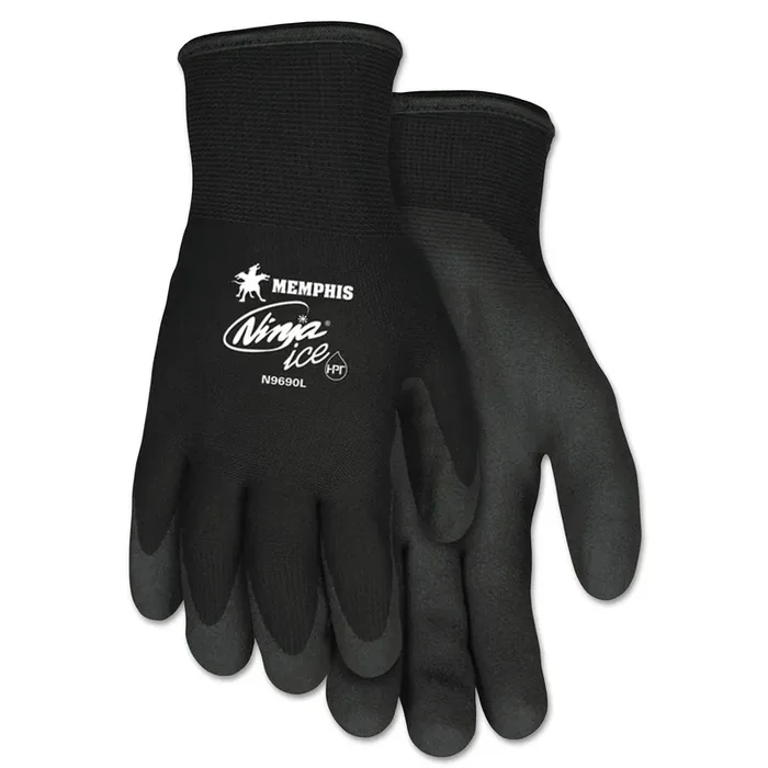 MCR™ Safety Ninja Ice Gloves, Black, Large