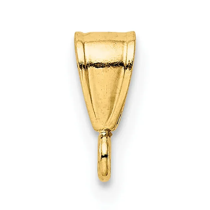 Medium Ring Pendant Loop Bail 14k Yellow Gold YG2774