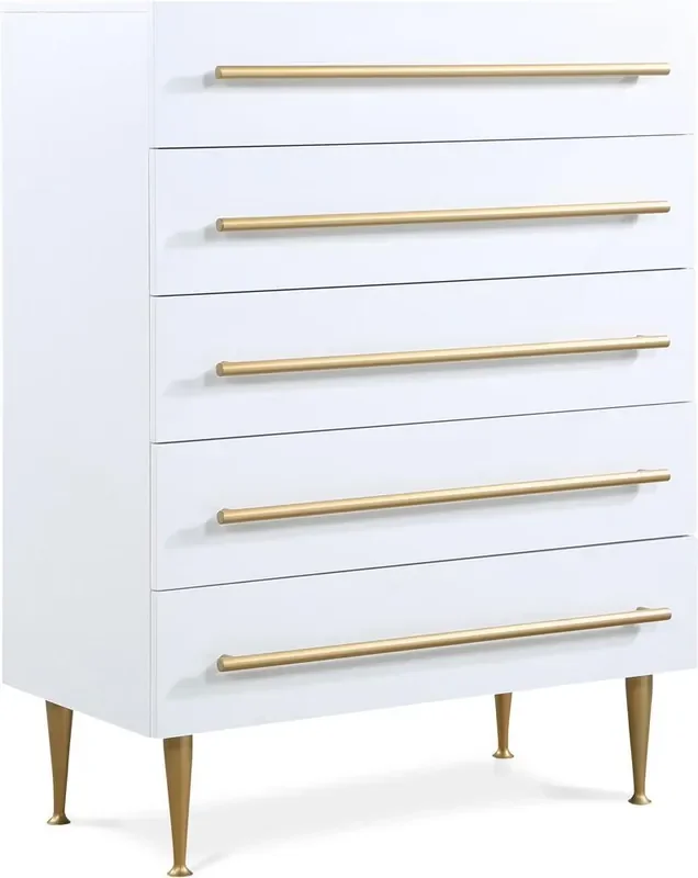 Meridian Furniture – Marisol White Chest – 844White-CH
