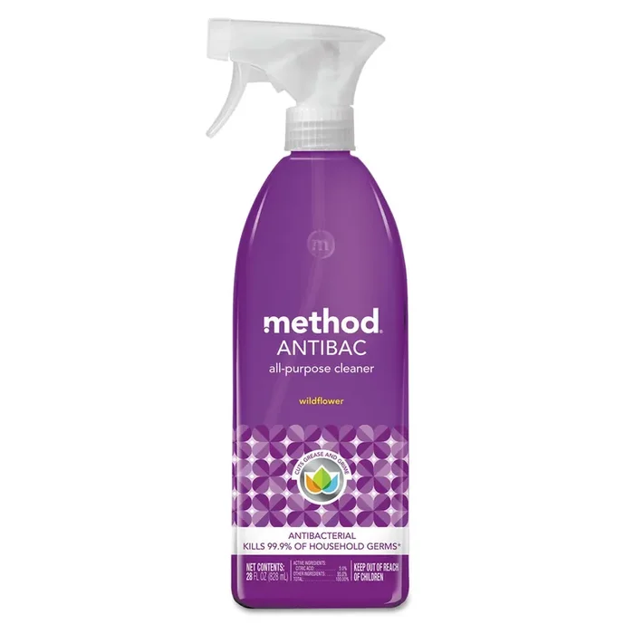 Method® Antibac All-Purpose Cleaner, Wildflower, 28 Oz Spray Bottle