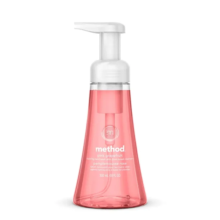 Method® Foaming Hand Wash, Pink Grapefruit Scent, 10 oz, 6/Carton