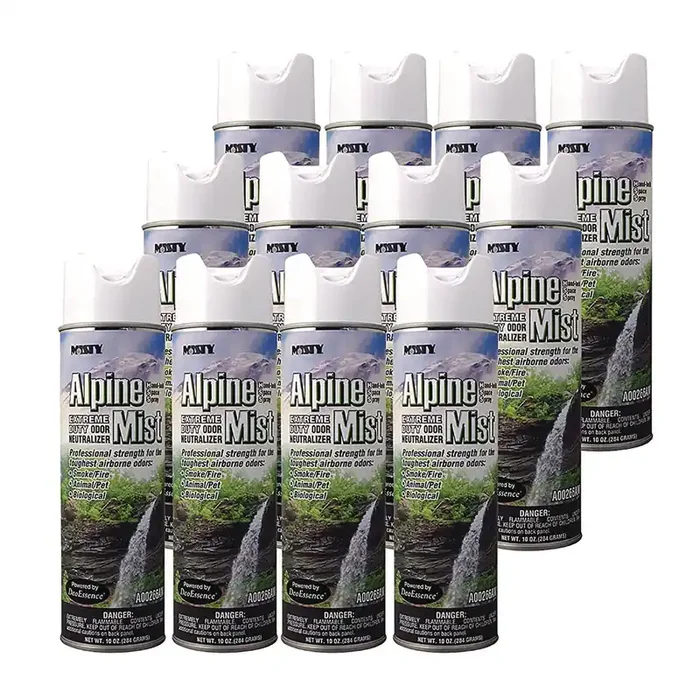Misty® Hand-Held Odor Neutralizer, Alpine Mist, 10 Oz Aerosol Spray, 12/carton