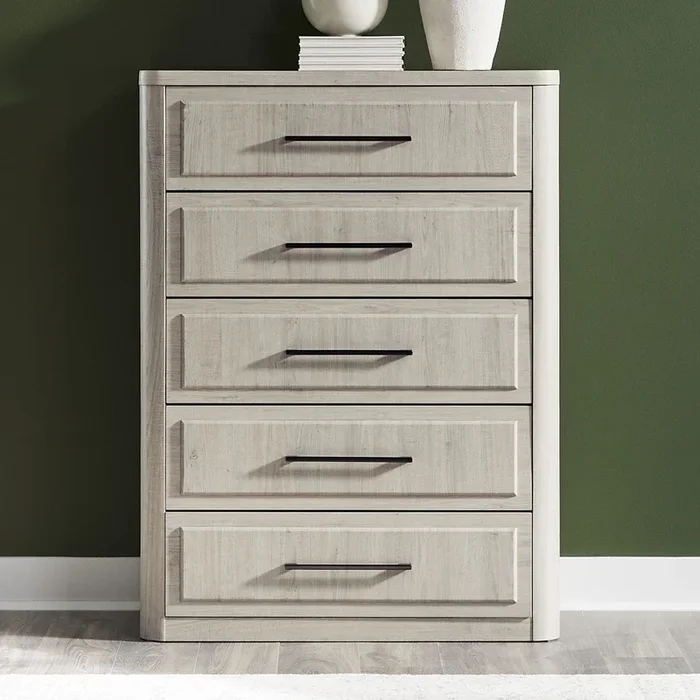 Modern Play – 5 Drawer Chest – White
