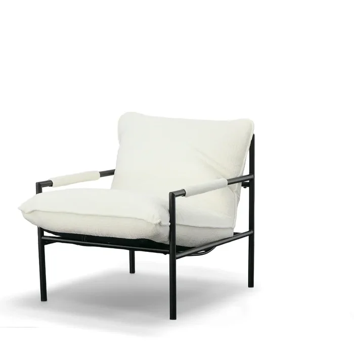 Modrest Calumet Modern White Accent Chair