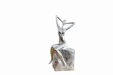Modrest Figure Modern Silver Scuplture / VGTHTH-093-SLV