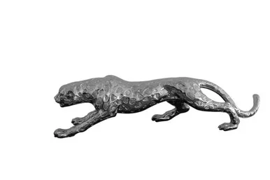 Modrest Jaguar Modern Silver Sculpture 32″ / VGTHDD-156-SIL