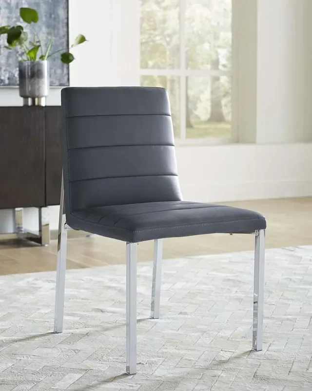 Modus Furniture – Amalfi Metal Back Chair in Cobalt (Set of 2) – 1AE866M