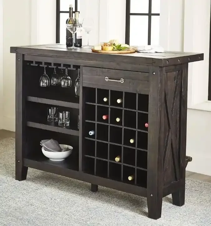 Modus Furniture – Yosemite Solid Wood Bar Table in Cafe