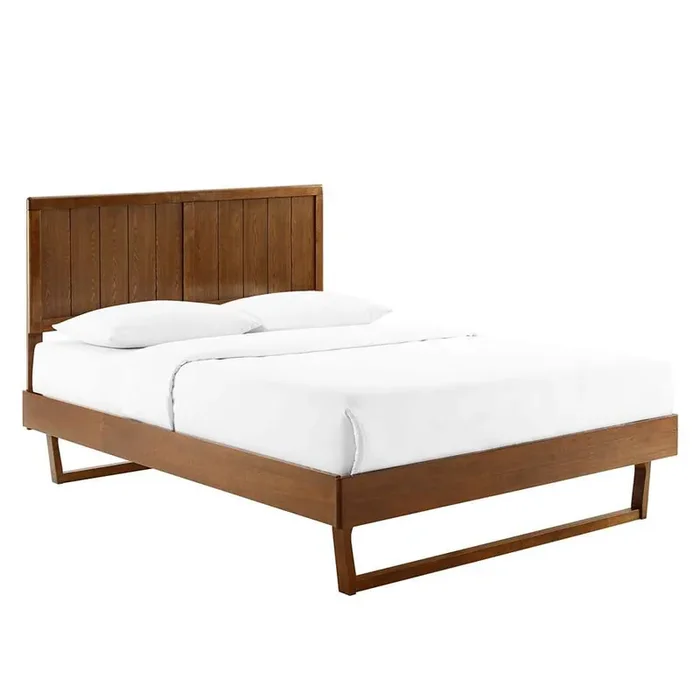 Modway – Alana Twin Wood Platform Bed With Angular Frame – MOD-6618-WAL