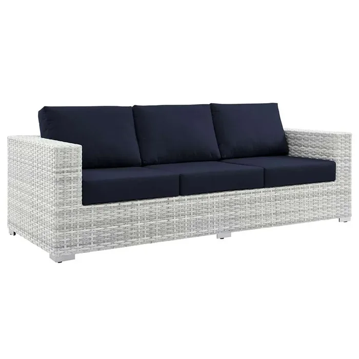 Modway – Convene Outdoor Patio Sofa – EEI-4305-LGR-NAV