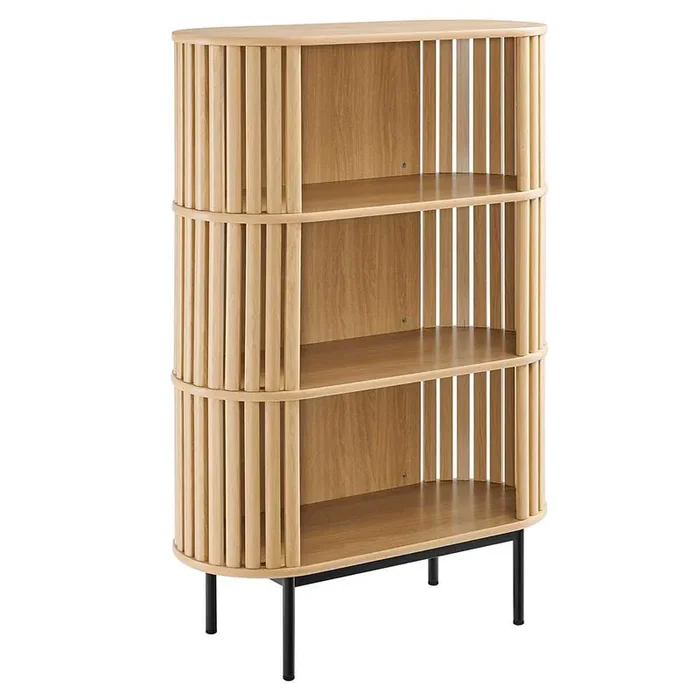 Modway – Fortitude Three Tier Display Cabinet – EEI-6524-OAK