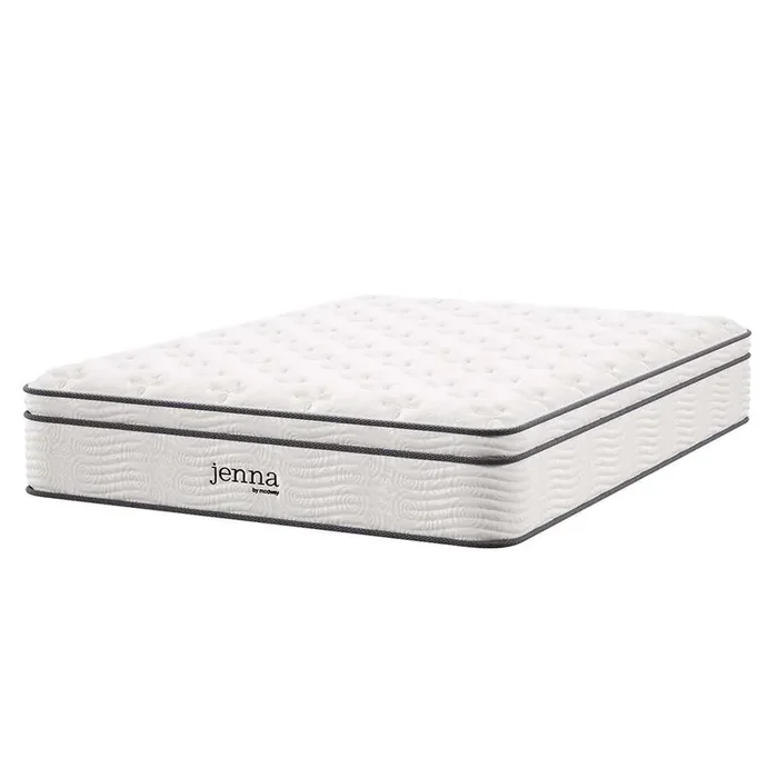 Modway – Jenna 12in Innerspring and Foam Full Mattress – MOD-7088-WHI