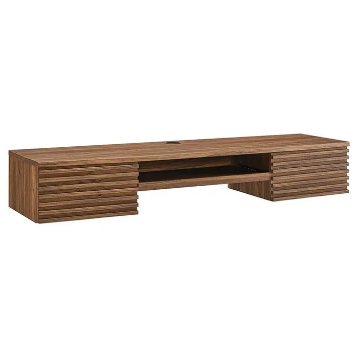 Modway – Render Wall Mount Wood Office Desk – EEI-5865-WAL