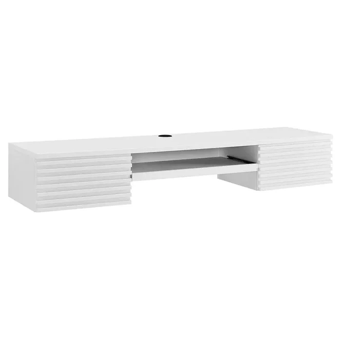 Modway – Render Wall Mount Wood Office Desk – EEI-5865-WHI