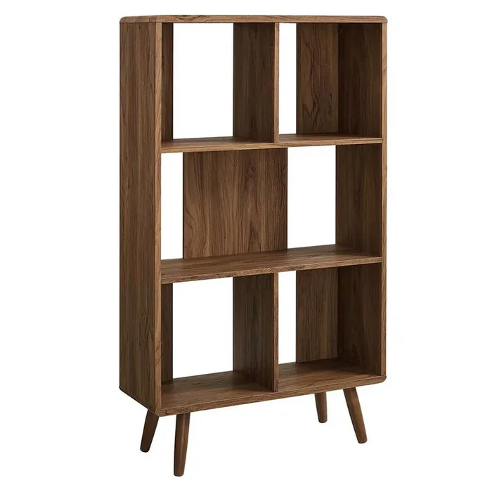 Modway – Transmit 5 Shelf Wood Grain Bookcase – EEI-5743-WAL