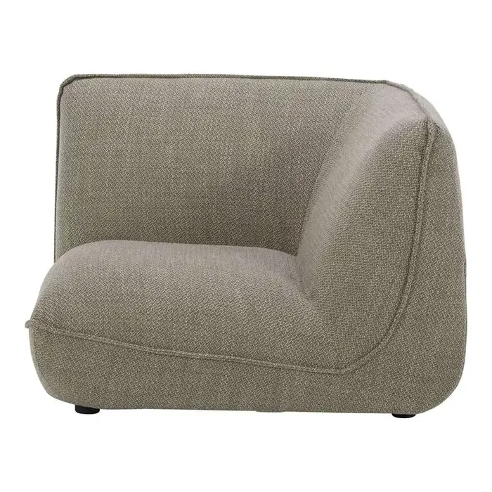Moes Home – Zeppelin Corner Chair Speckled Pumice – KQ-1012-15