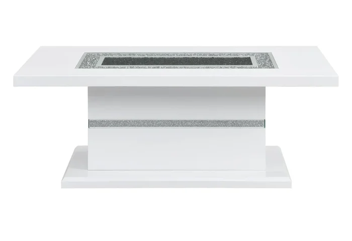 MONACO WHITE COFFEE TABLE