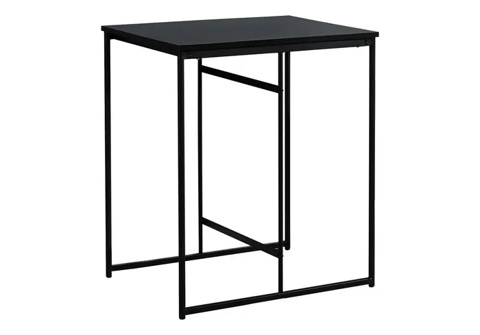 Monarch Specialties – 32in Rectangular Dining Table in Black Set Of 2 – I 1240