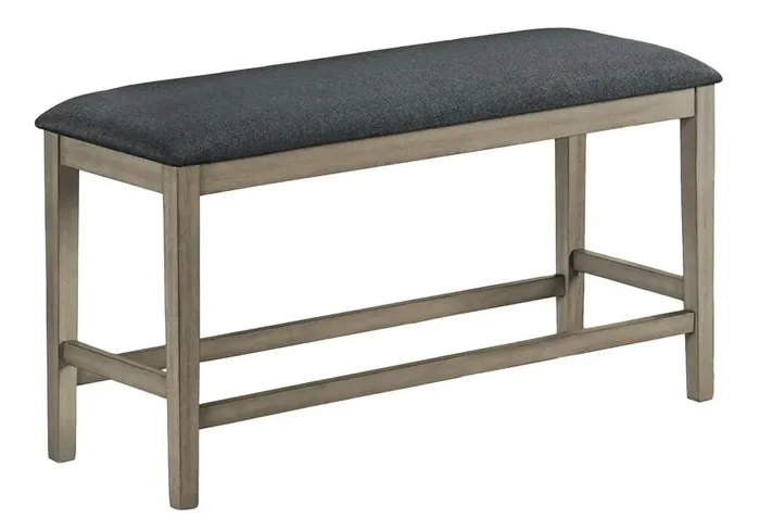 Monarch Specialties – 42in Rectangular Bench in Grey – I 1383
