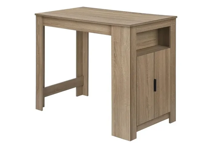 Monarch Specialties – 48in Rectangular Dining Table in Dark Taupe – I 1203