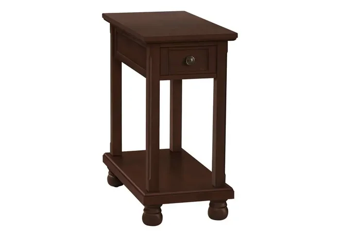 Monarch Specialties – Accent Table, End, Side Table, Narrow, Nightstand, Bedroom, Lamp, Storage Drawer, Brown Veneer, Traditional – I 3967