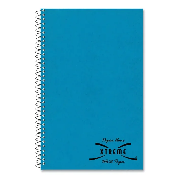 National® Single-Subject Wirebound Notebooks, Medium/College Rule, Blue Kolor Kraft Front Cover, (80) 9.5 x 6 Sheets