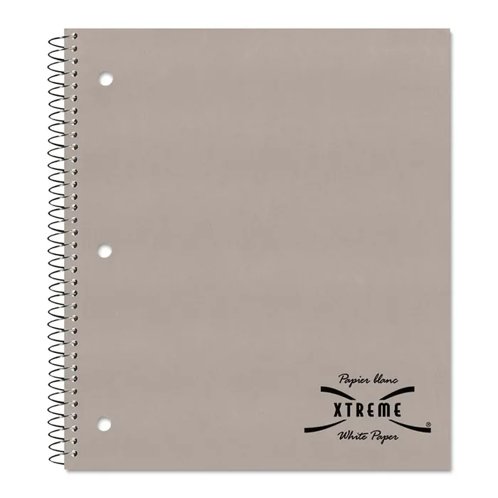 National® Single-Subject Wirebound Notebooks, Medium/College Rule, Randomly Assorted Kraft Covers, (80) 11 x 8.88 Sheets
