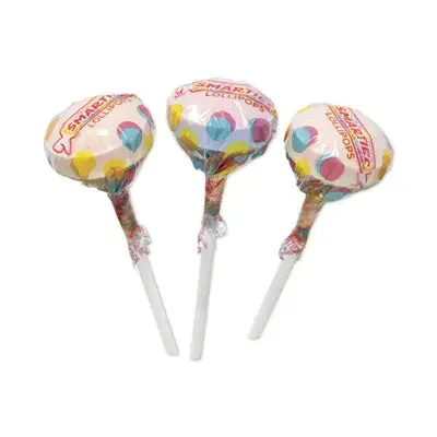 Nestlé® Smarties Lollies Lollipops, 34 oz Jar, 120 Pieces