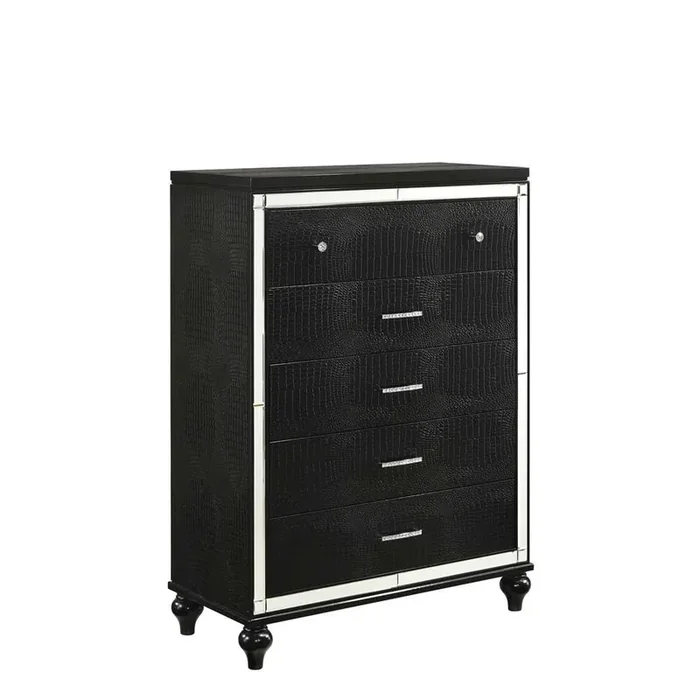 New Classic Furniture – Valentino Chest-Black – BA9698B-070