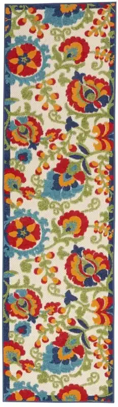 Nourison – Aloha 23inX 8 Multicolor Hallway Area Rug – ALH17-99446723178