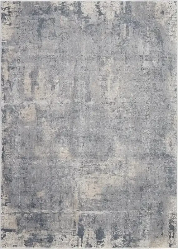 Nourison – Rustic Textures RUS06 Bone and Beige 53in x 73in Rustic Area Rug – RUS06-99446462305