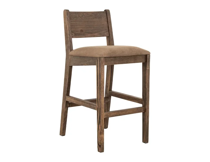 Novus Lodge – Barstool (Set of 2) – Walnut Brown