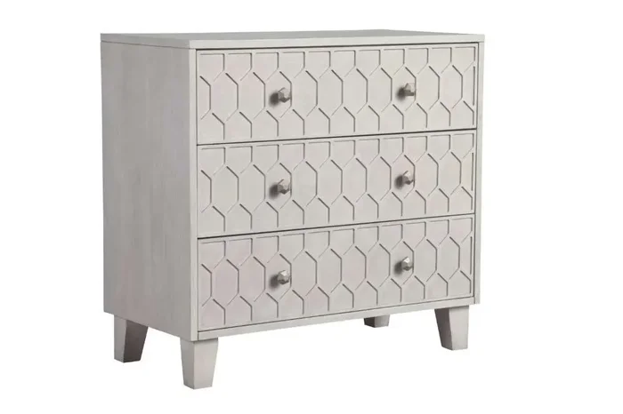 Origins by Alpine – Denver Three Drawer Small Chest in Grey – 2013-04