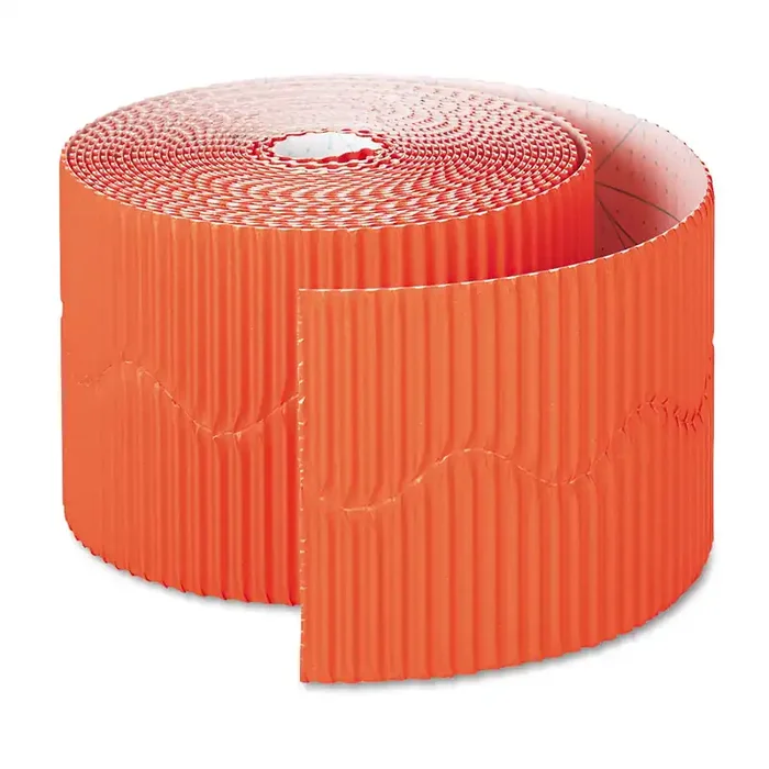 Pacon® Bordette Decorative Border, 2.25″ x 50 ft, Orange