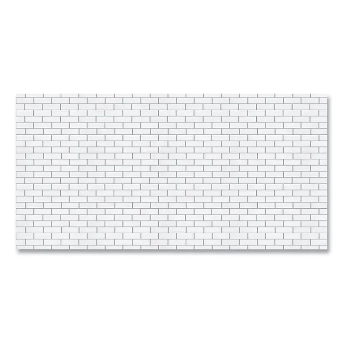 Pacon® Fadeless Paper Roll, 50 lb Bond Weight, 48 x 50 ft, White Subway Tile